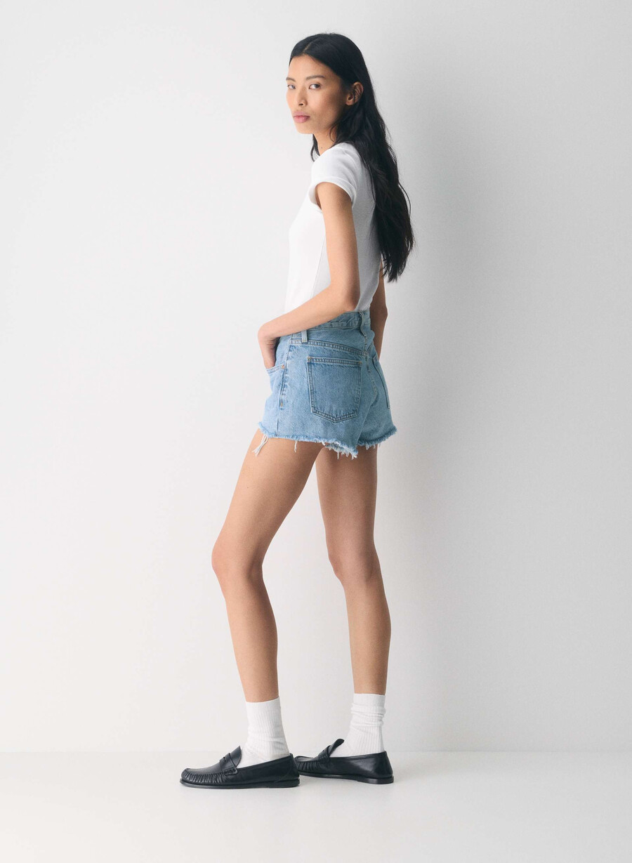 denim forum 90-tallets vintage cut-off denimshorts 5 år kiss n tell svart