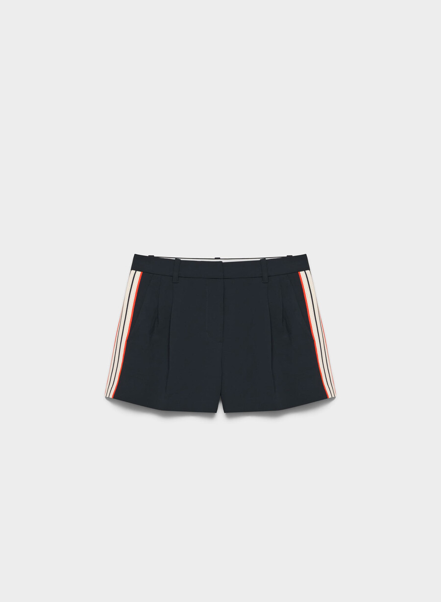 the effortless short mini drk nt nvy poppy red