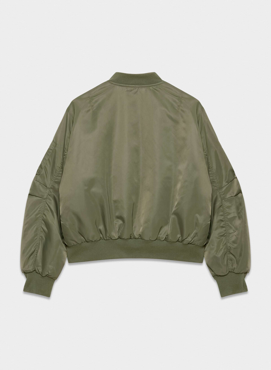 brea bomber army green