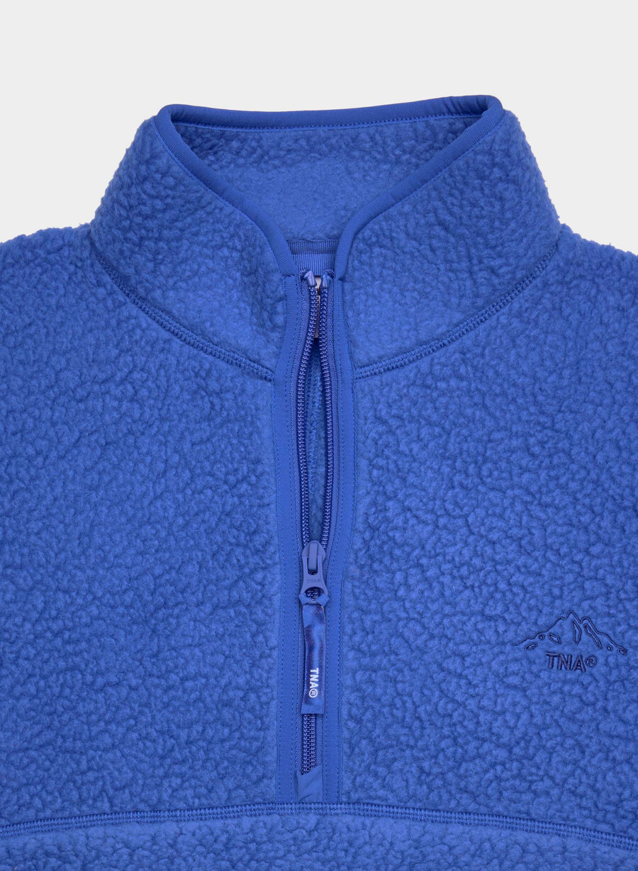 polartec thermal pro genser med halv glidelås og høy hofte jazz blÅ