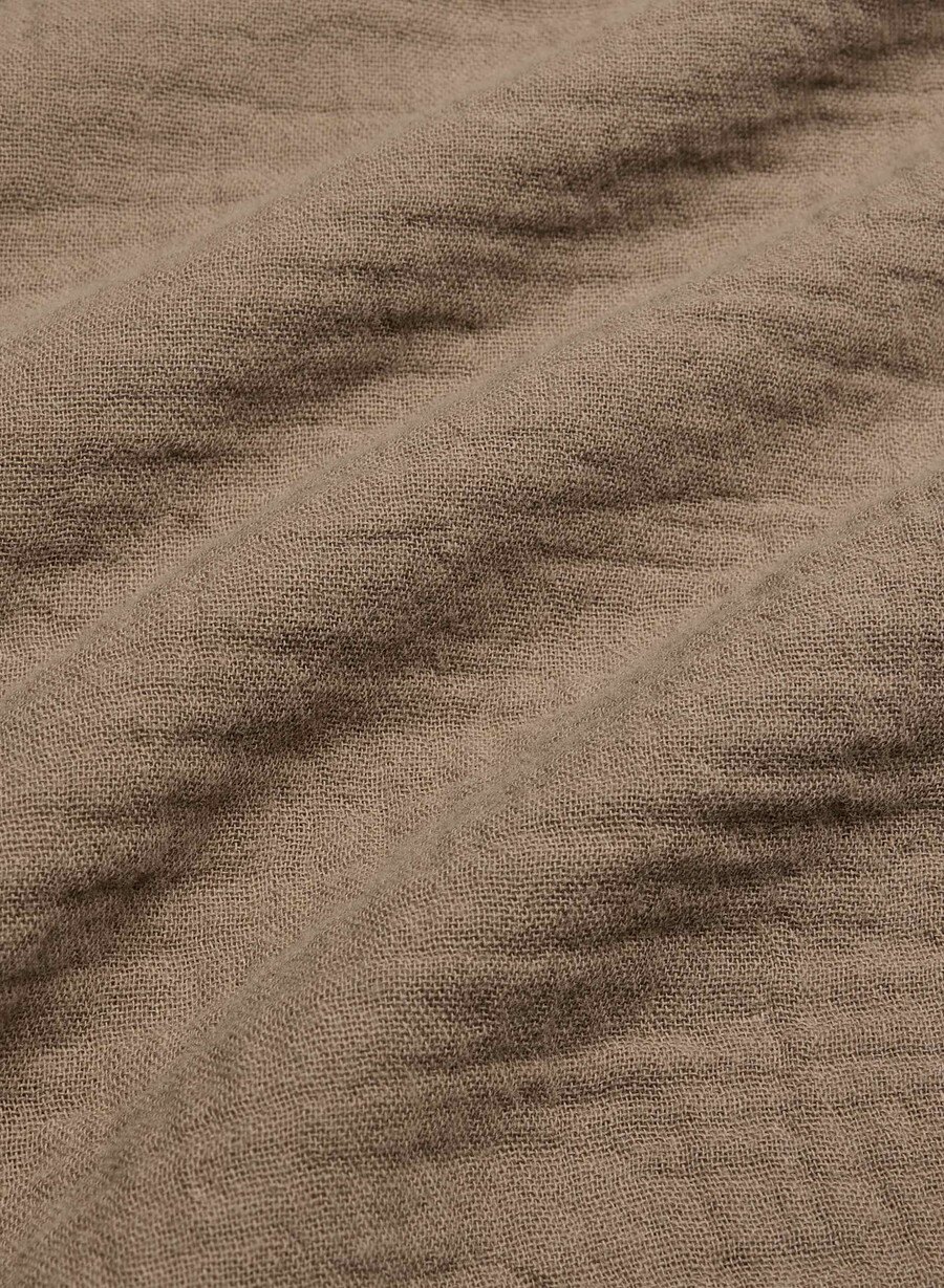 airplush cotton seilskjorte folio brun