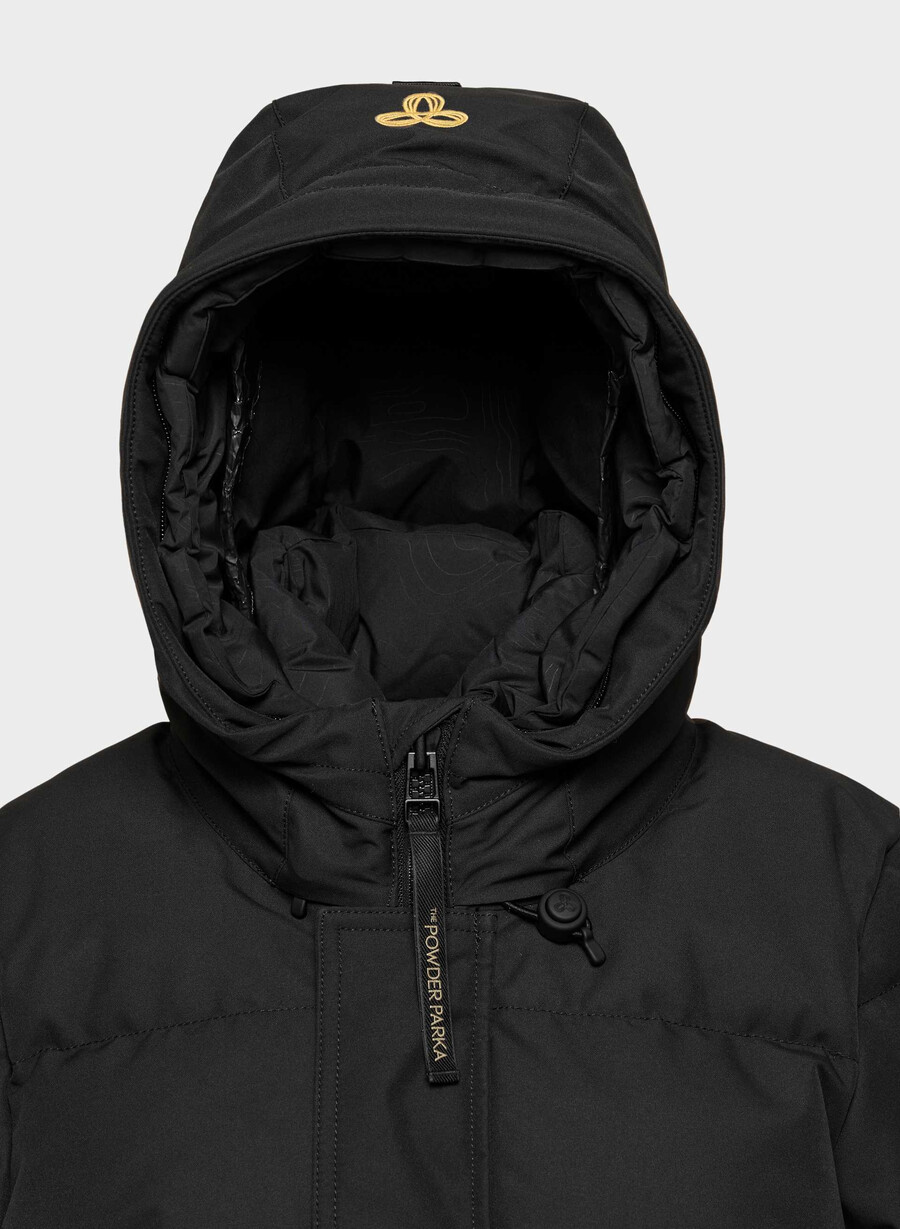 powder parka lang – coldstop svart