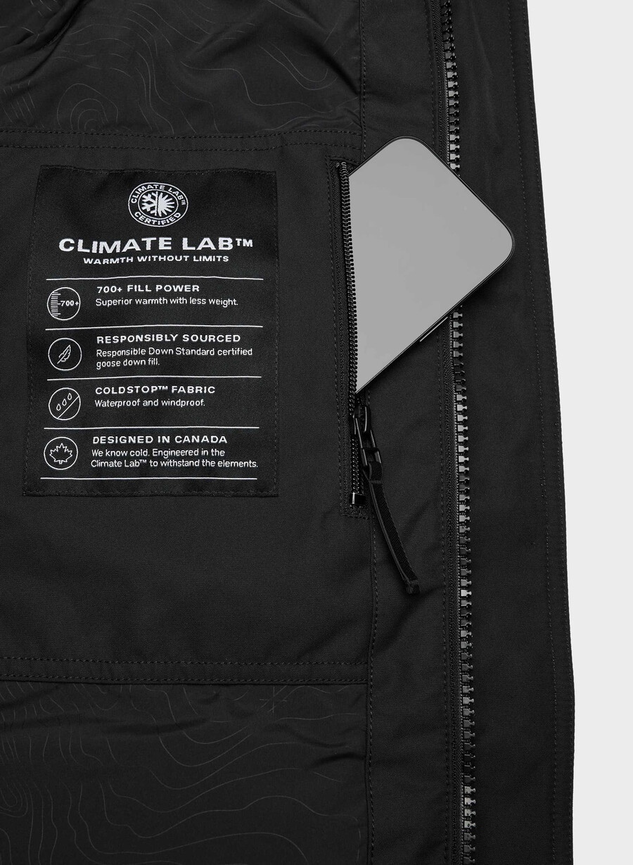 powder parka lang – coldstop svart