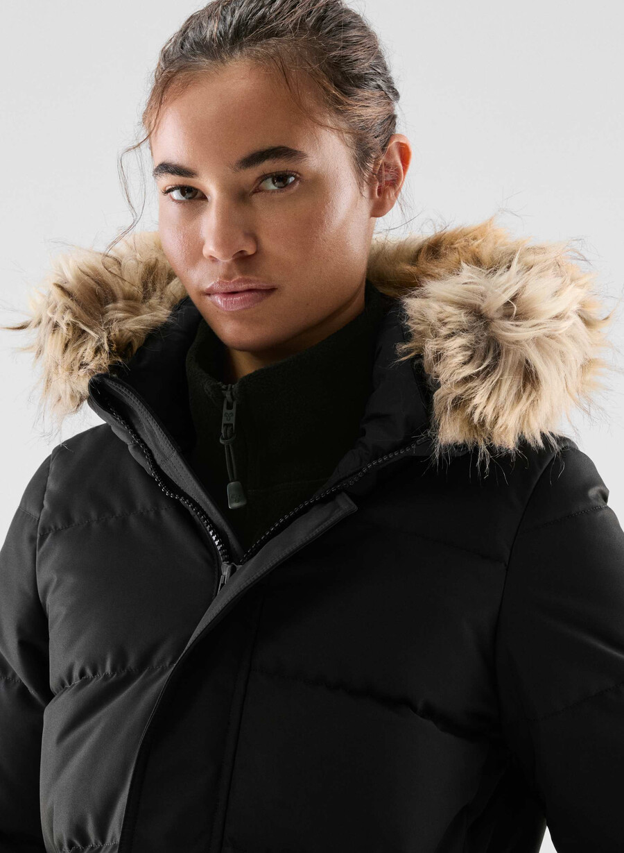 powder parka lang – coldstop svart