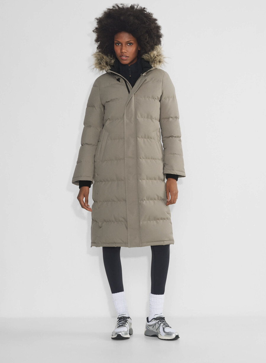 powder parka lang – coldstop modern taupe
