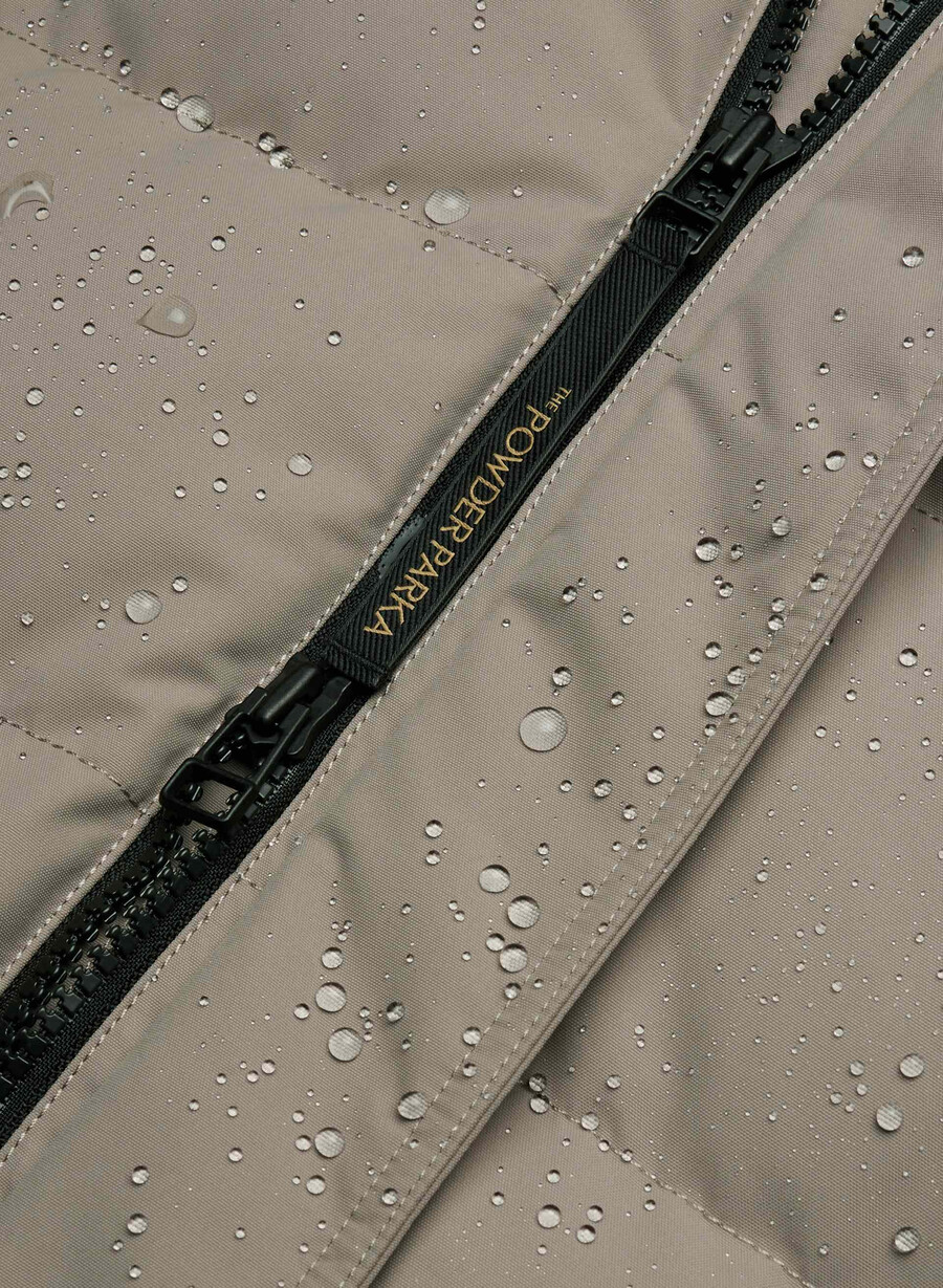 powder parka lang – coldstop modern taupe