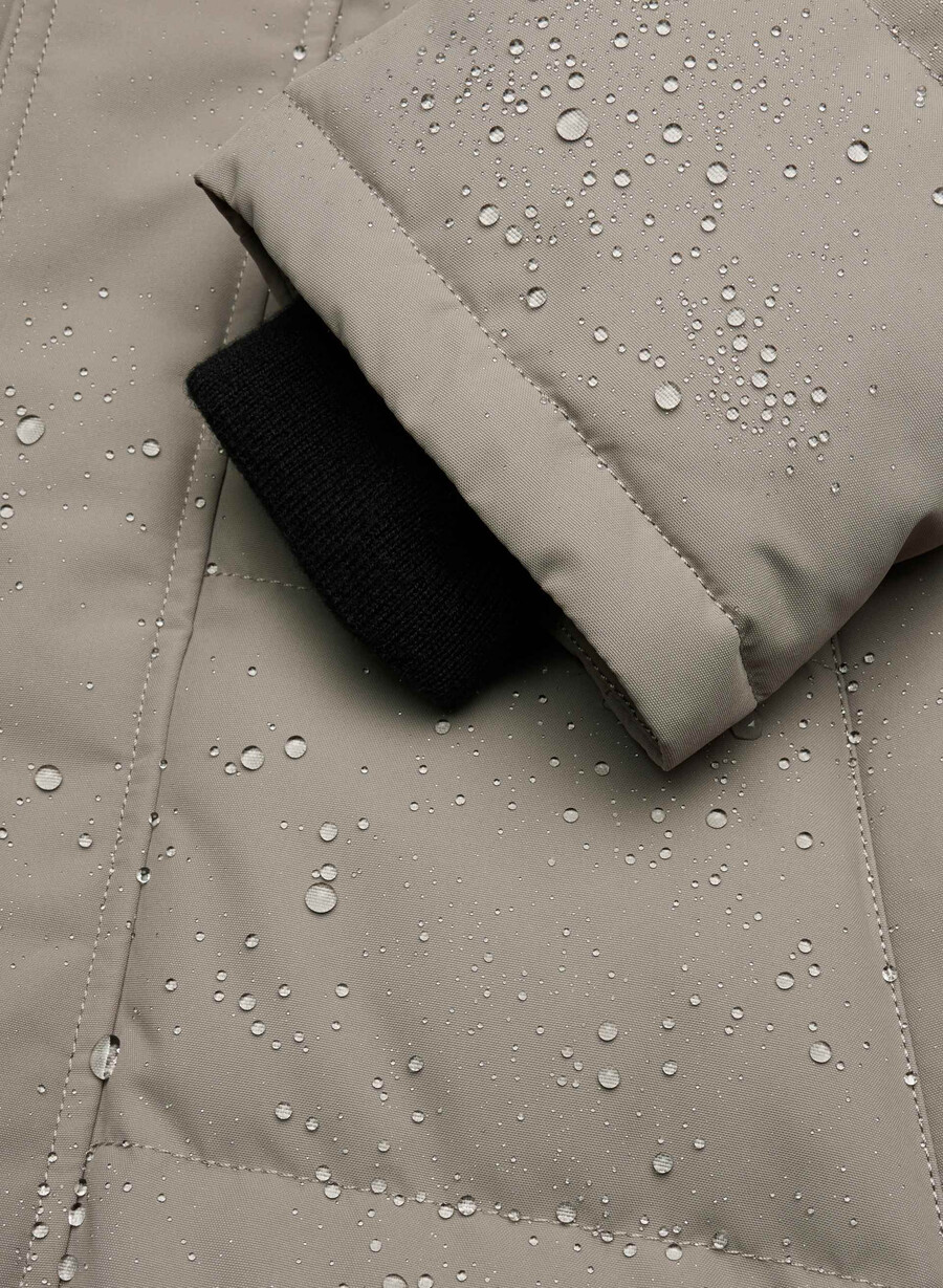 powder parka lang – coldstop modern taupe