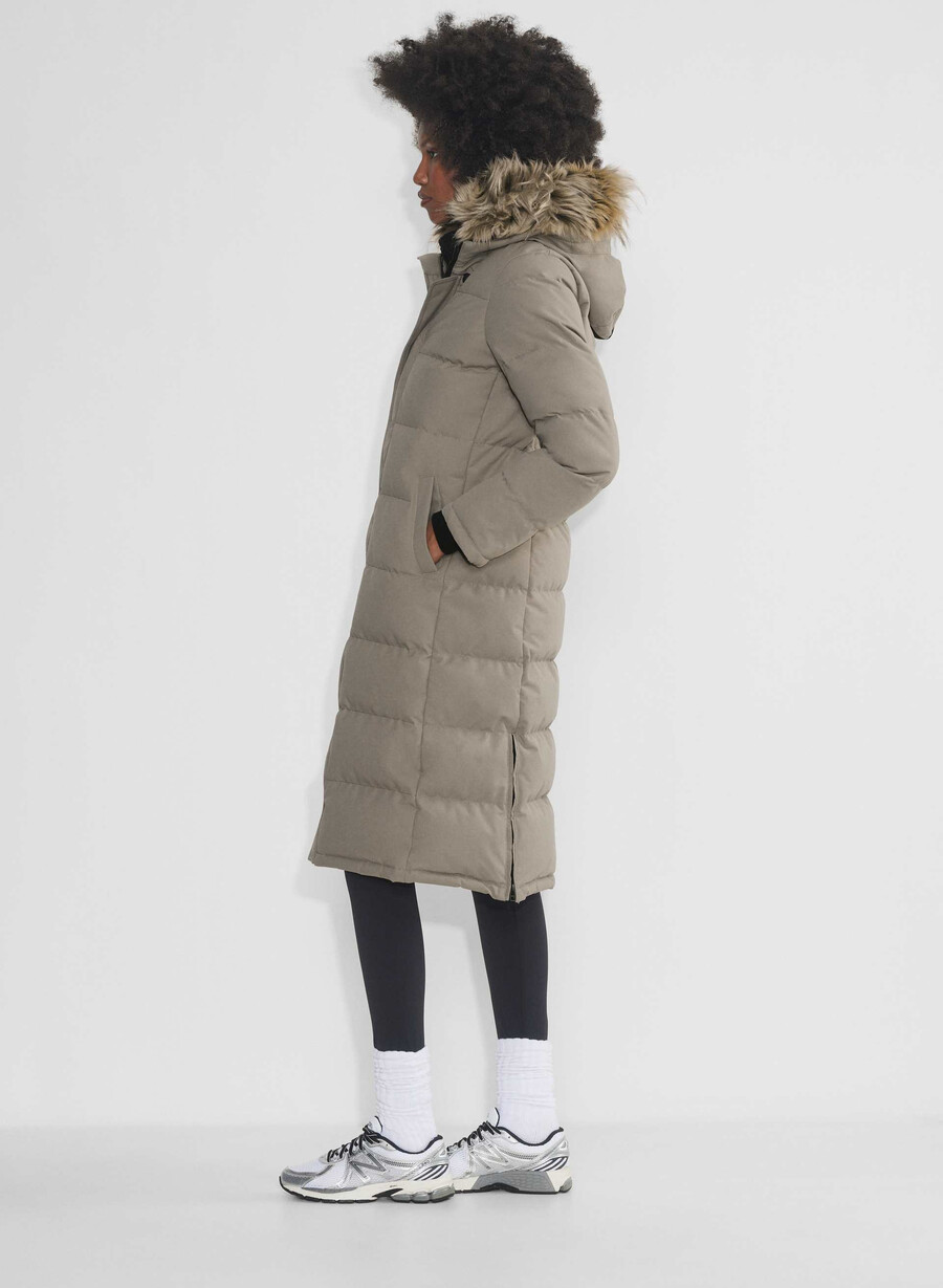 powder parka lang – coldstop modern taupe