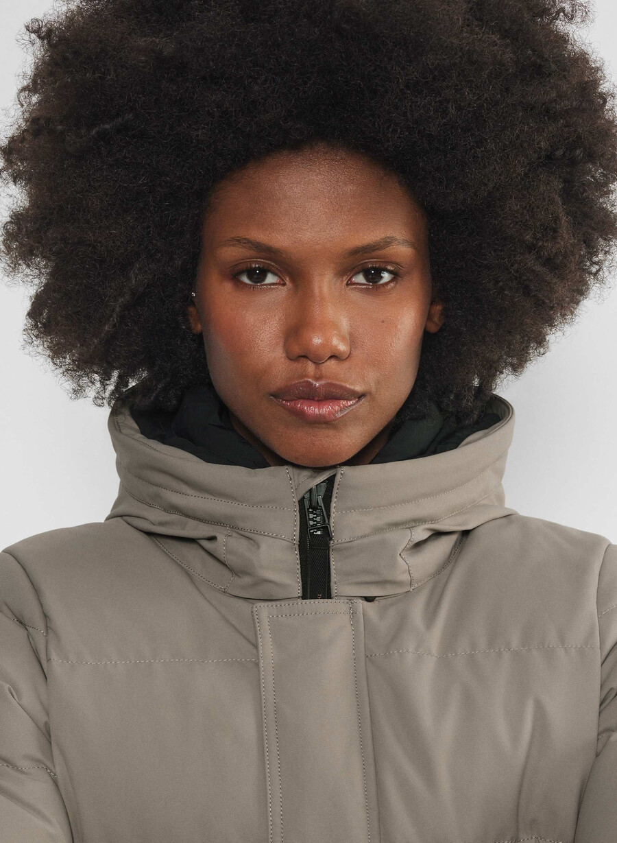 powder parka lang – coldstop modern taupe