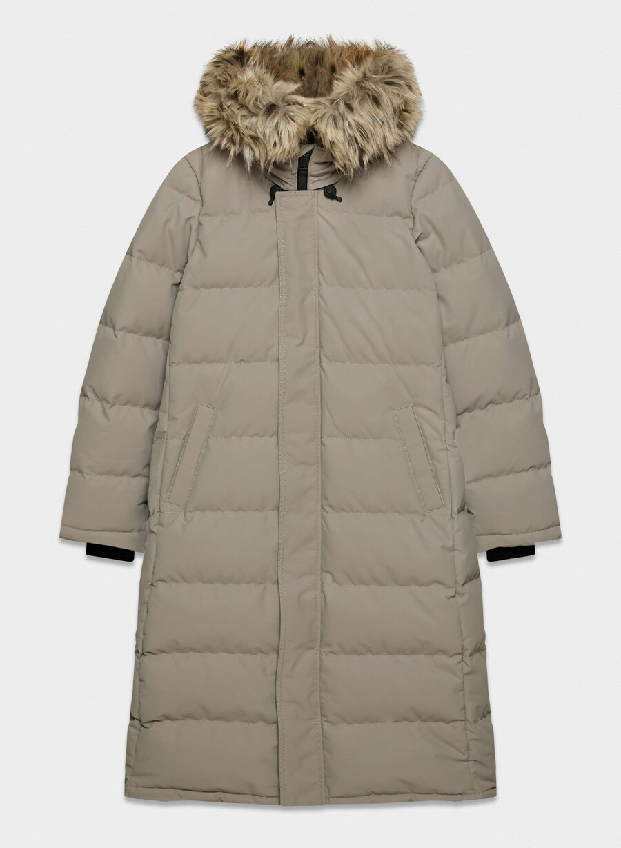 powder parka lang – coldstop modern taupe