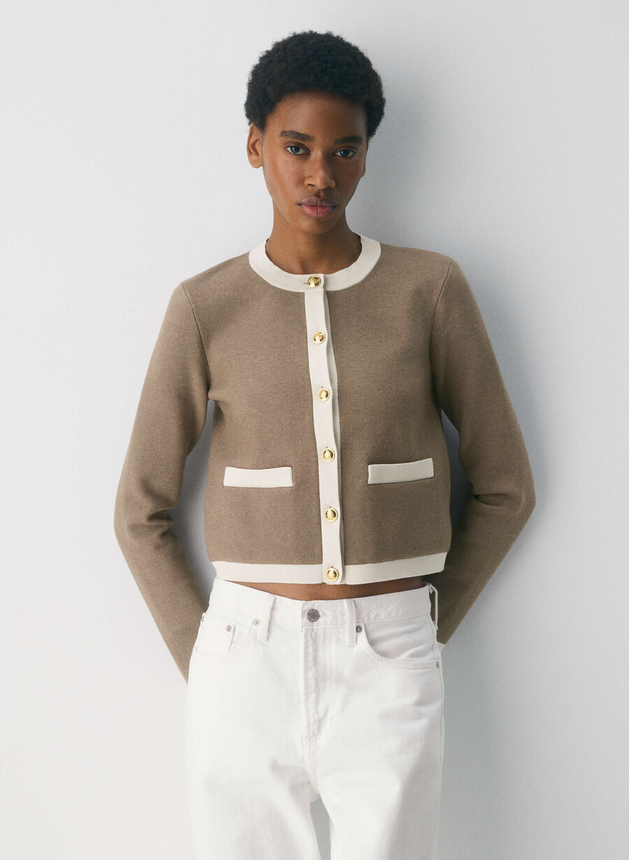 approach cardigan - wonder garn hthr foli bwnmtte prl