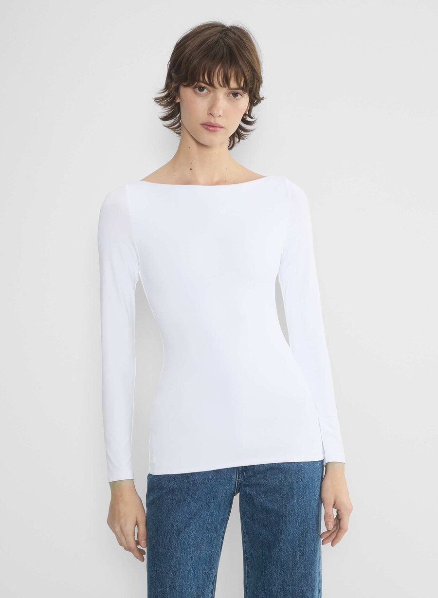 original contour båthals langermet svart