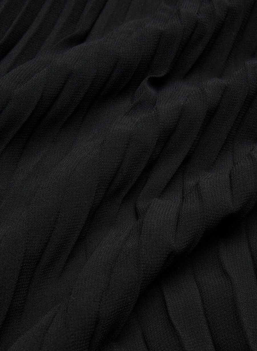 twirl plissert skjørt svart