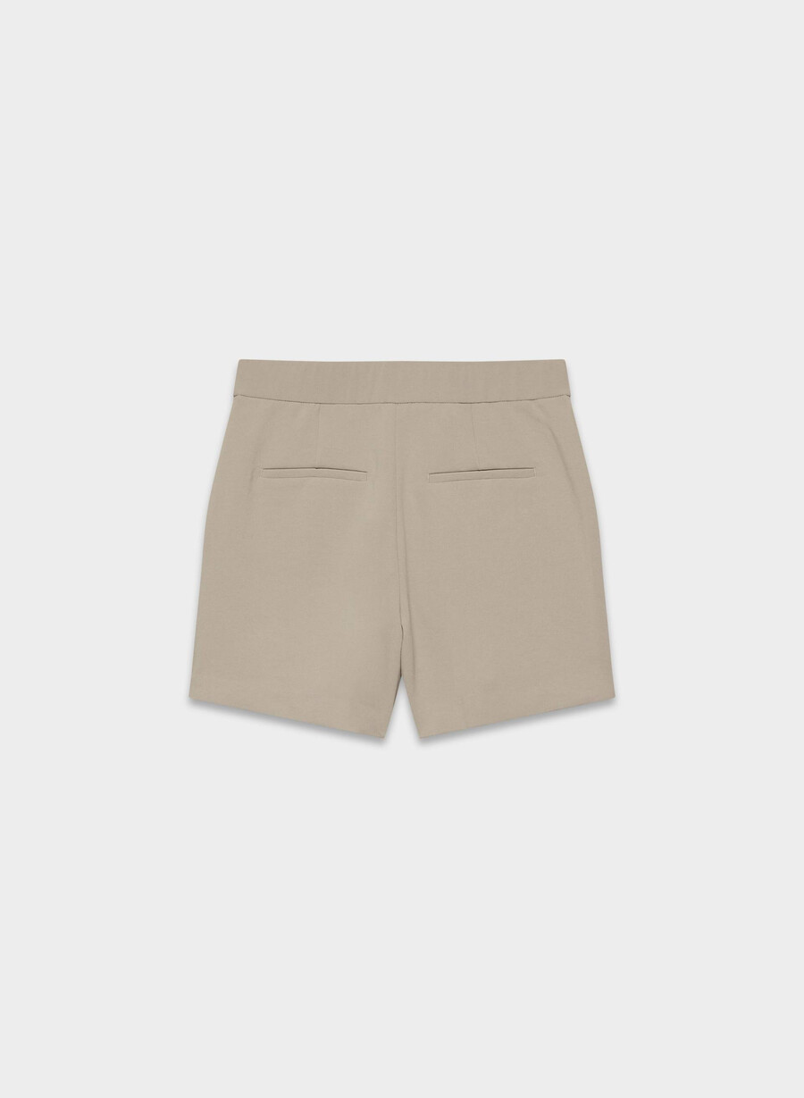 limitless short mid-thigh – crepette nomad taupe