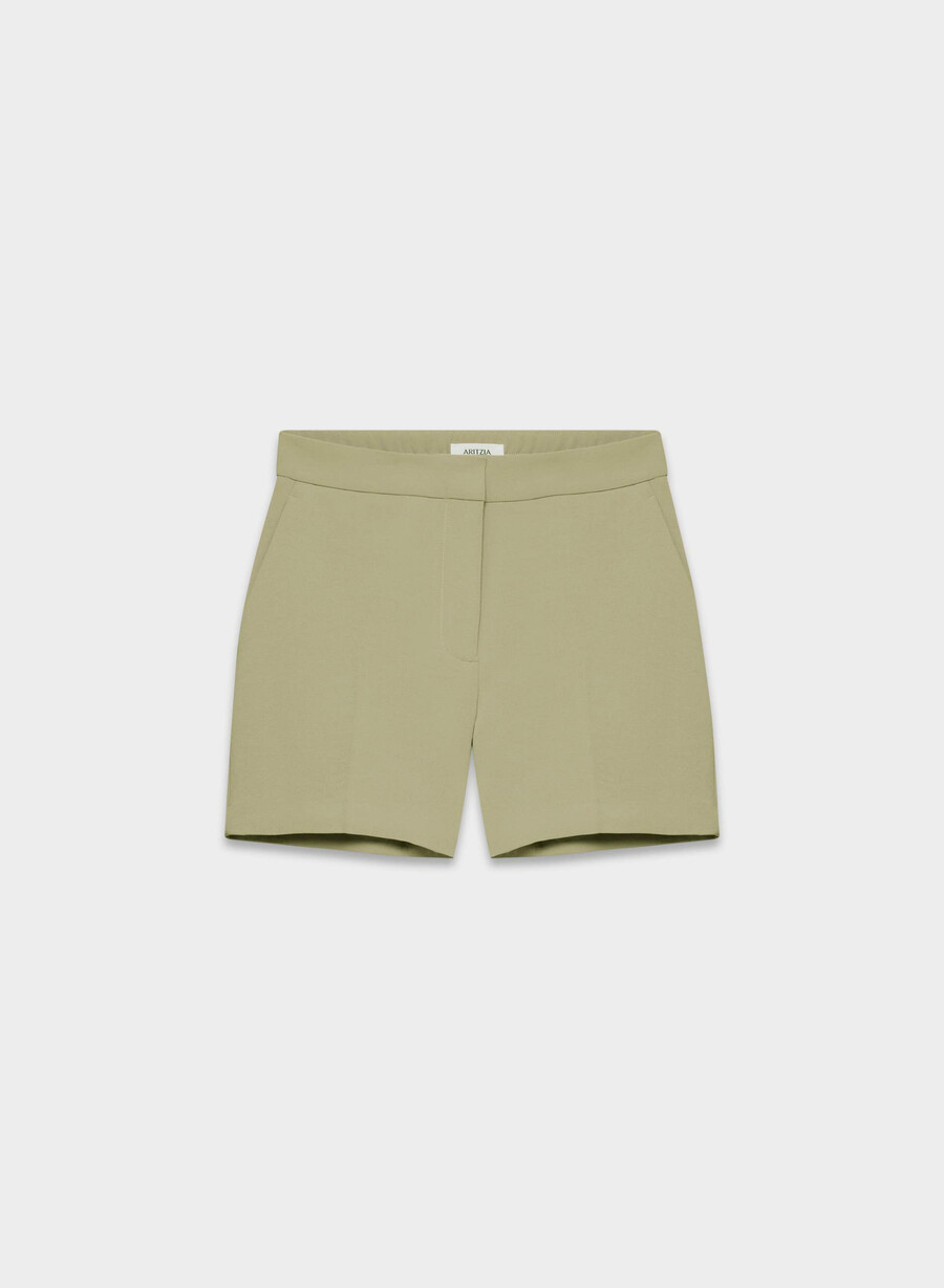 the limitless short mid-thigh – crepette soltØrket oliven