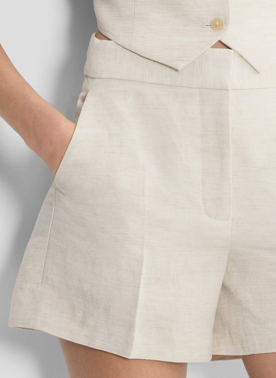 limitless short mid-thigh – cruiselinen naturlig ecru