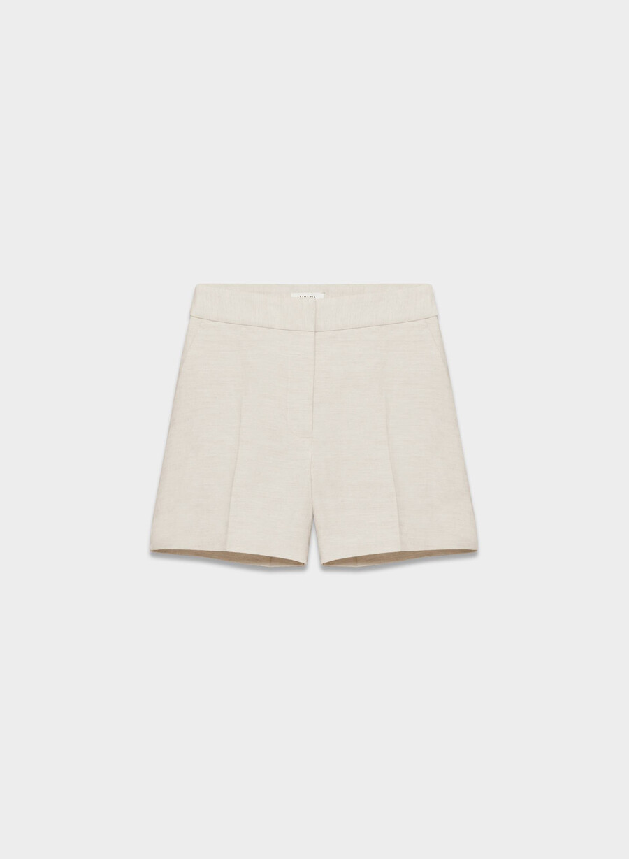 limitless short mid-thigh – cruiselinen naturlig ecru
