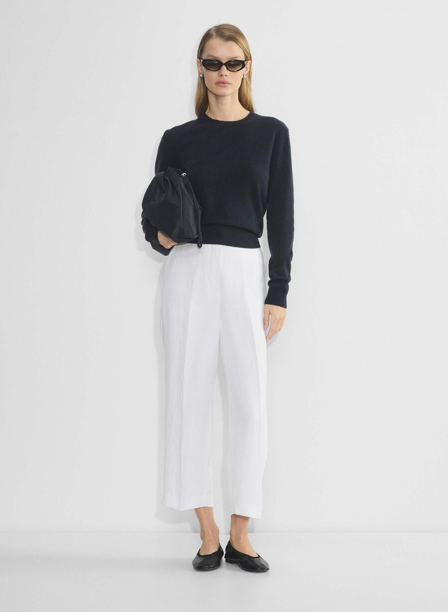 limitless pant cropped – cruiselinen hvit