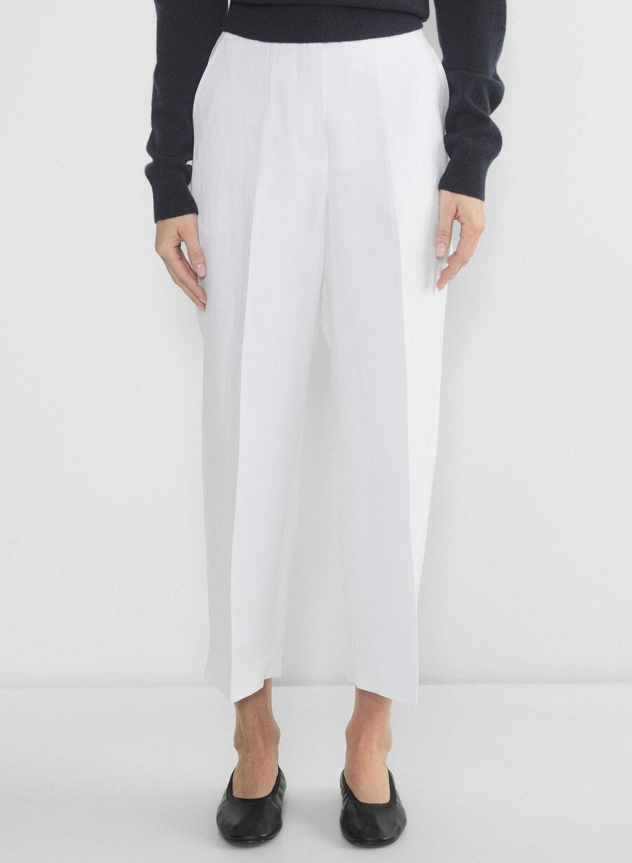 limitless pant cropped – cruiselinen hvit