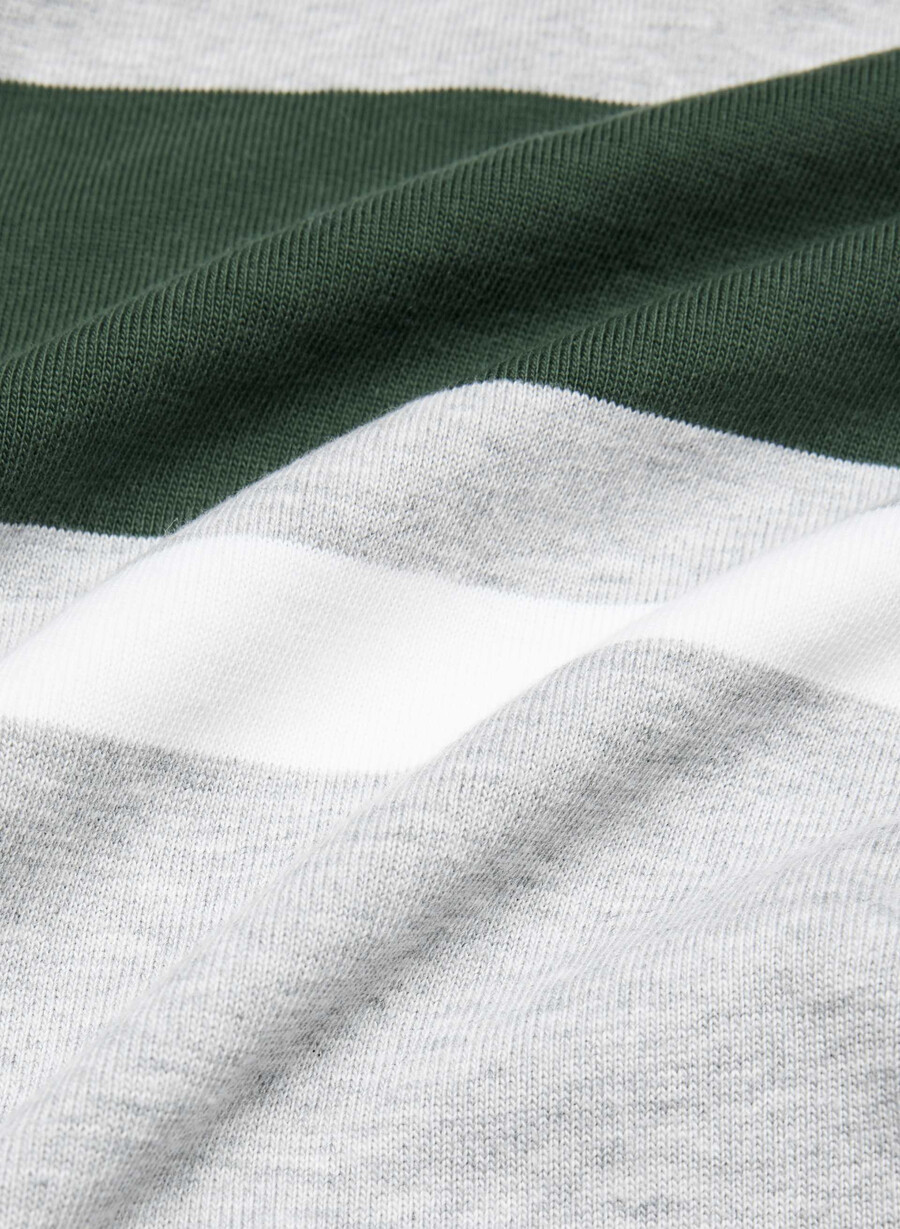 mighty cotton lomu polo langermet hthr chrm campus gr