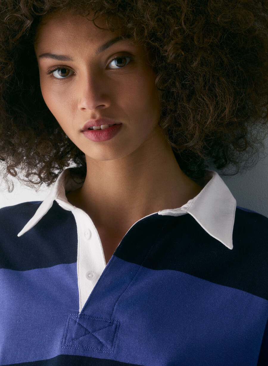 mighty cotton lomu polo langermet moonseil bl admiral