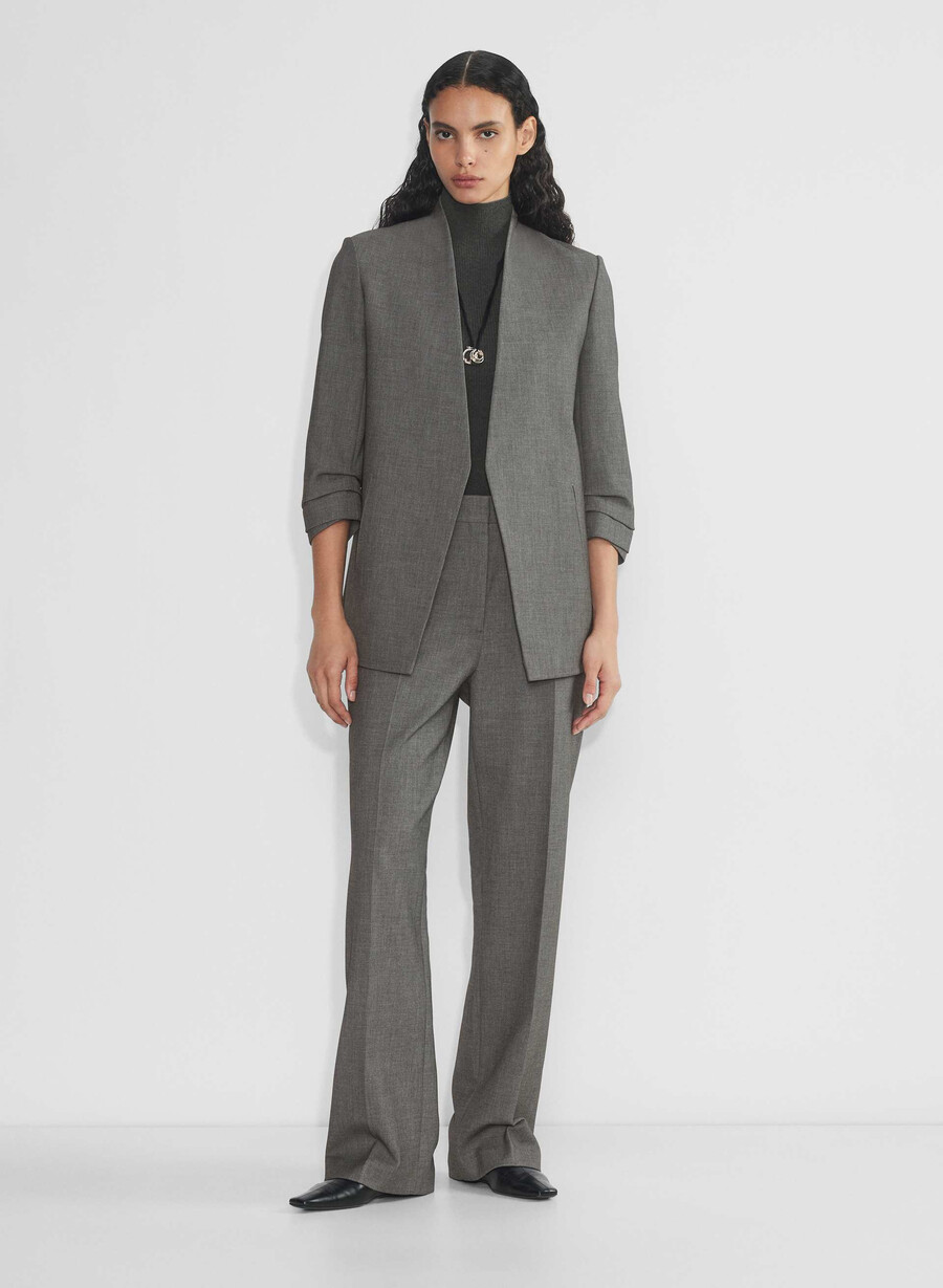 power blazer - reessential heather charcoal