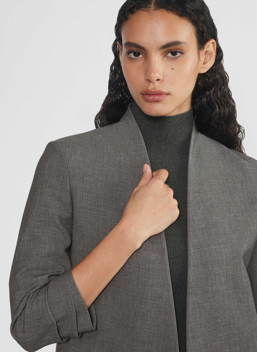 power blazer - reessential heather charcoal