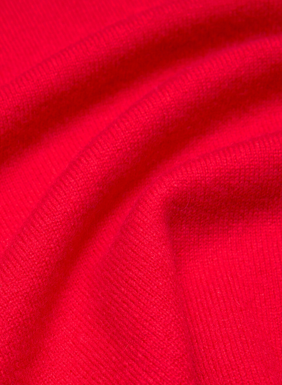 bare cashmere touchstone genser blinkende rØd