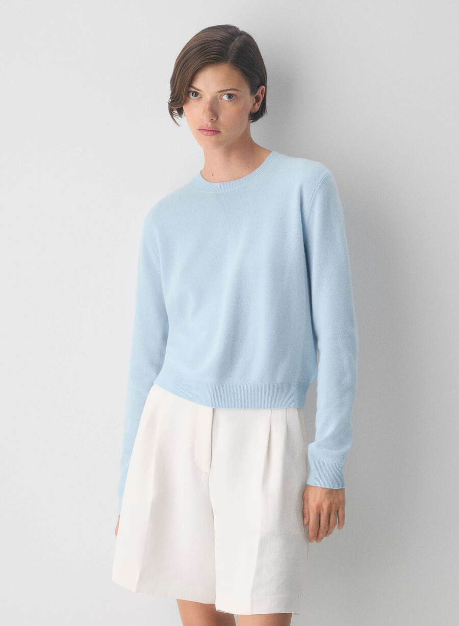 bare cashmere touchstone genser villa blÅ