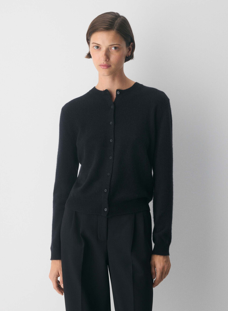 bare cashmere exemplar cardigan svart