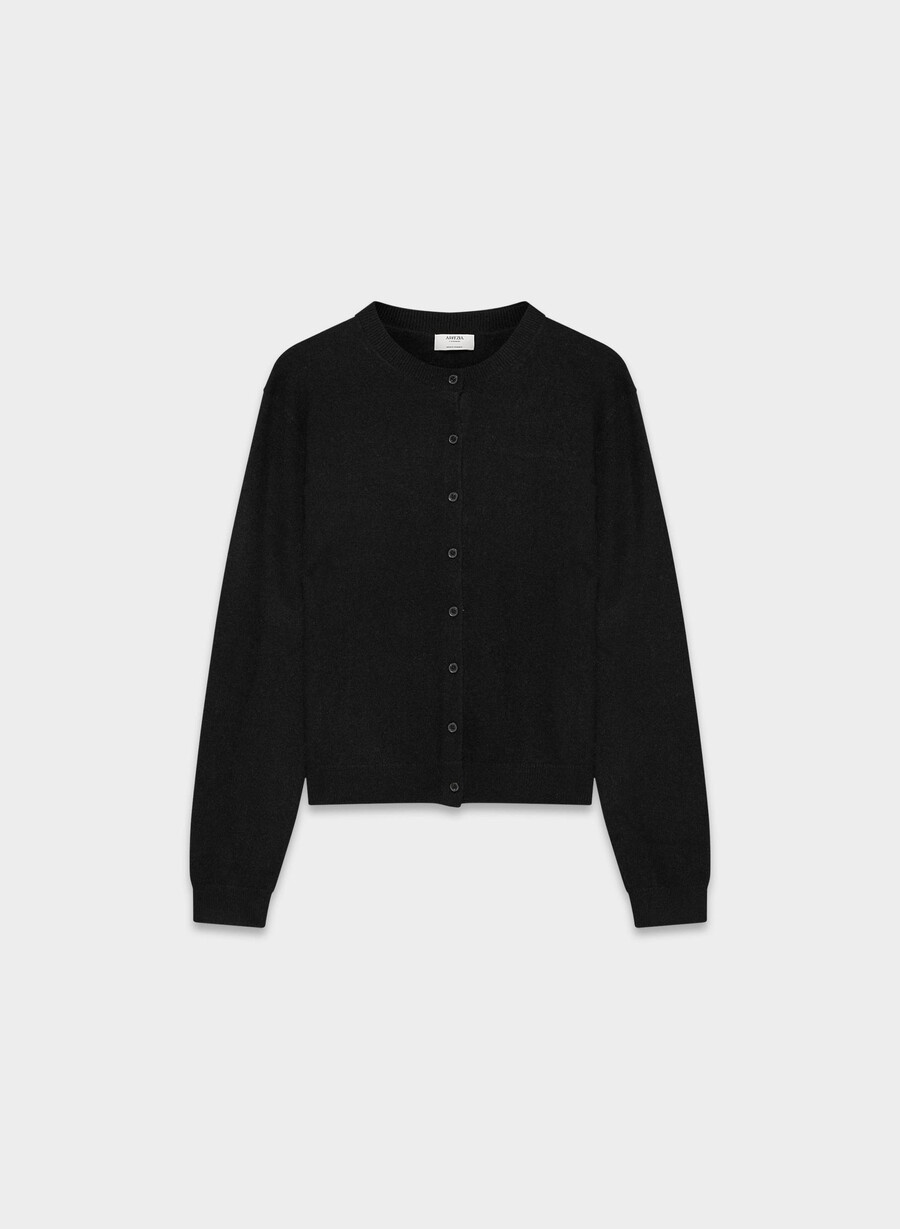 bare cashmere exemplar cardigan svart