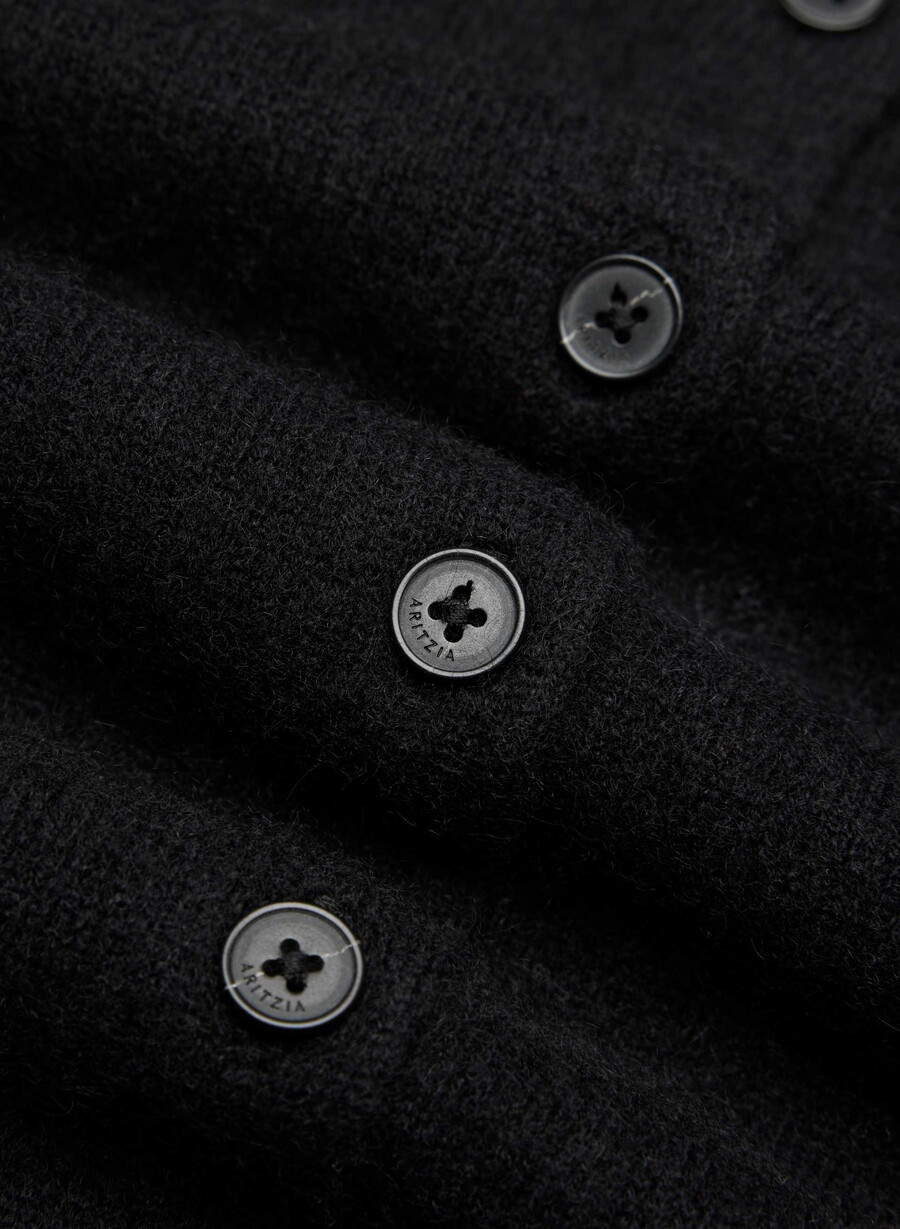 bare cashmere exemplar cardigan svart