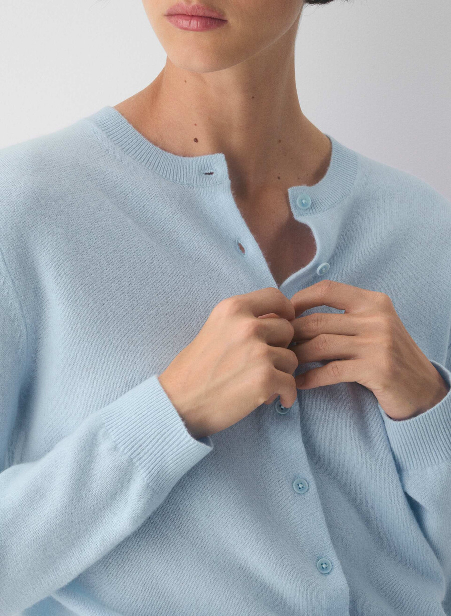 bare cashmere exemplar cardigan villa blÅ