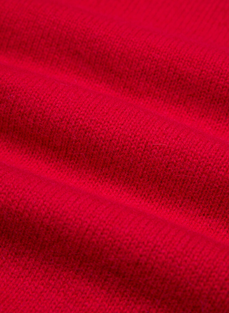 essential cashmere relic genser blinkende rØd