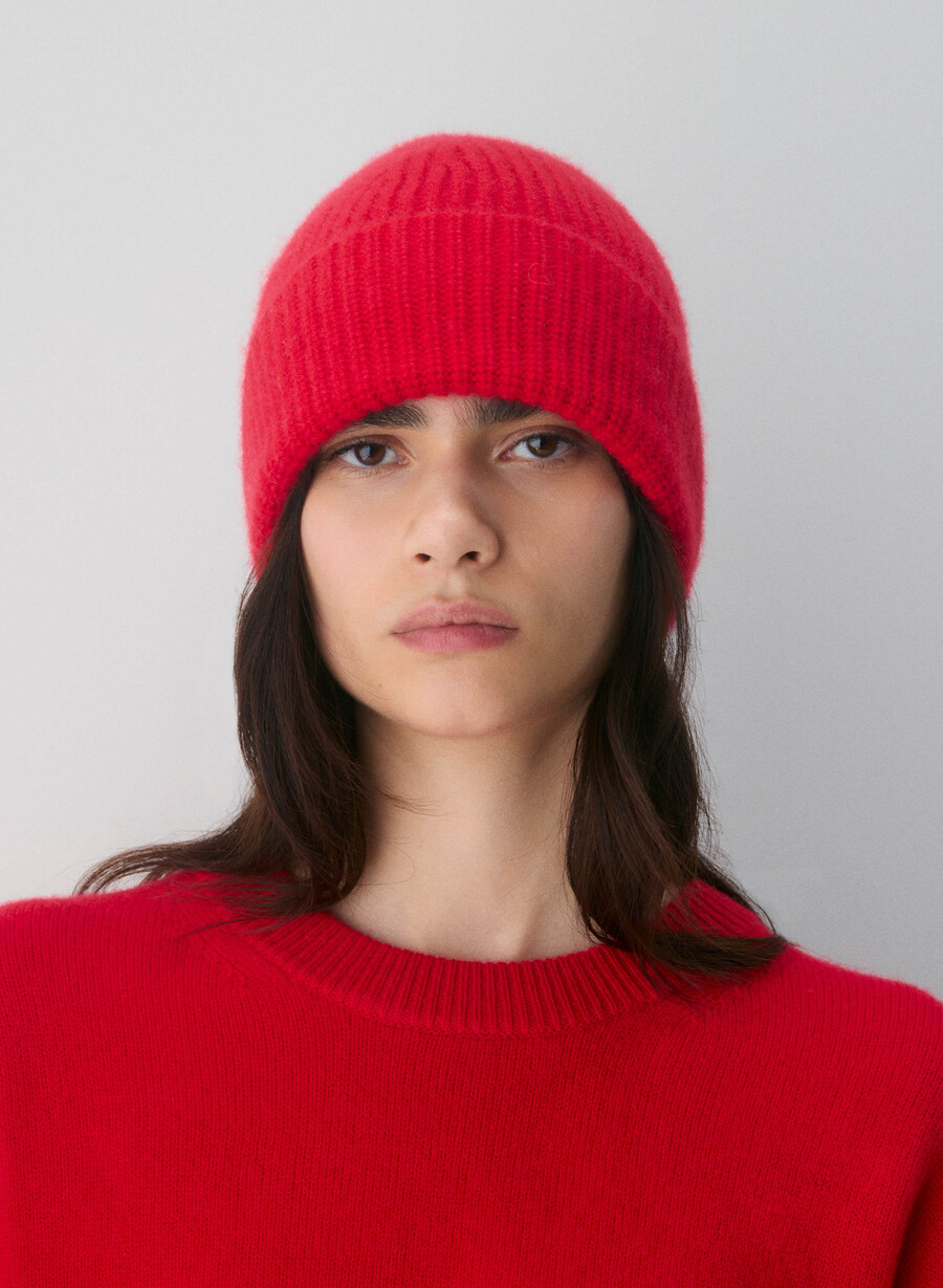 essential cashmere relic genser blinkende rØd