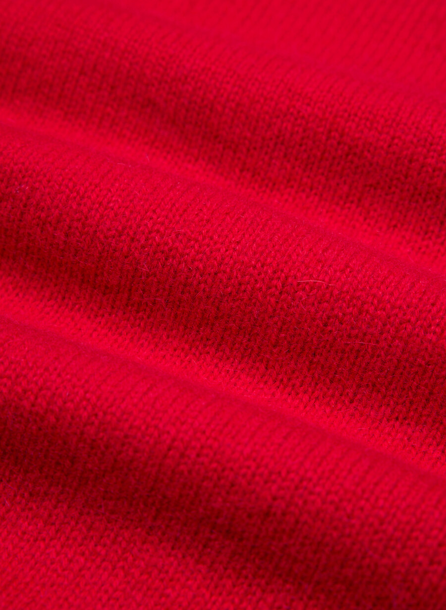 essential cashmere relic genser blinkende rØd