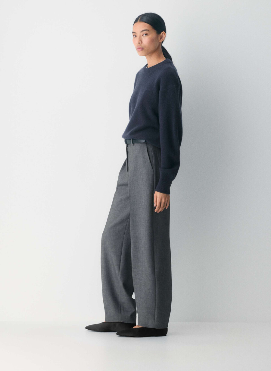 essential cashmere relic genser mØrk navyblÅ