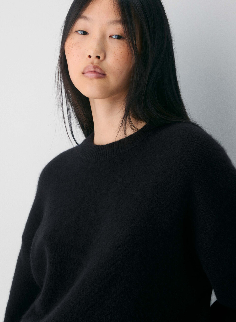 essential cashmere relic genser melanget kul