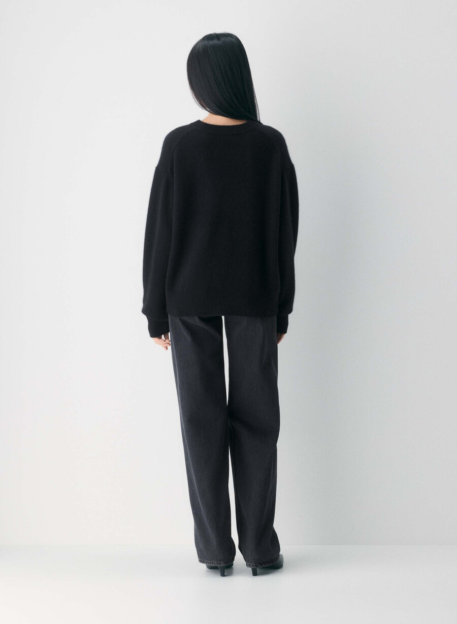 essential cashmere relic genser melanget kul