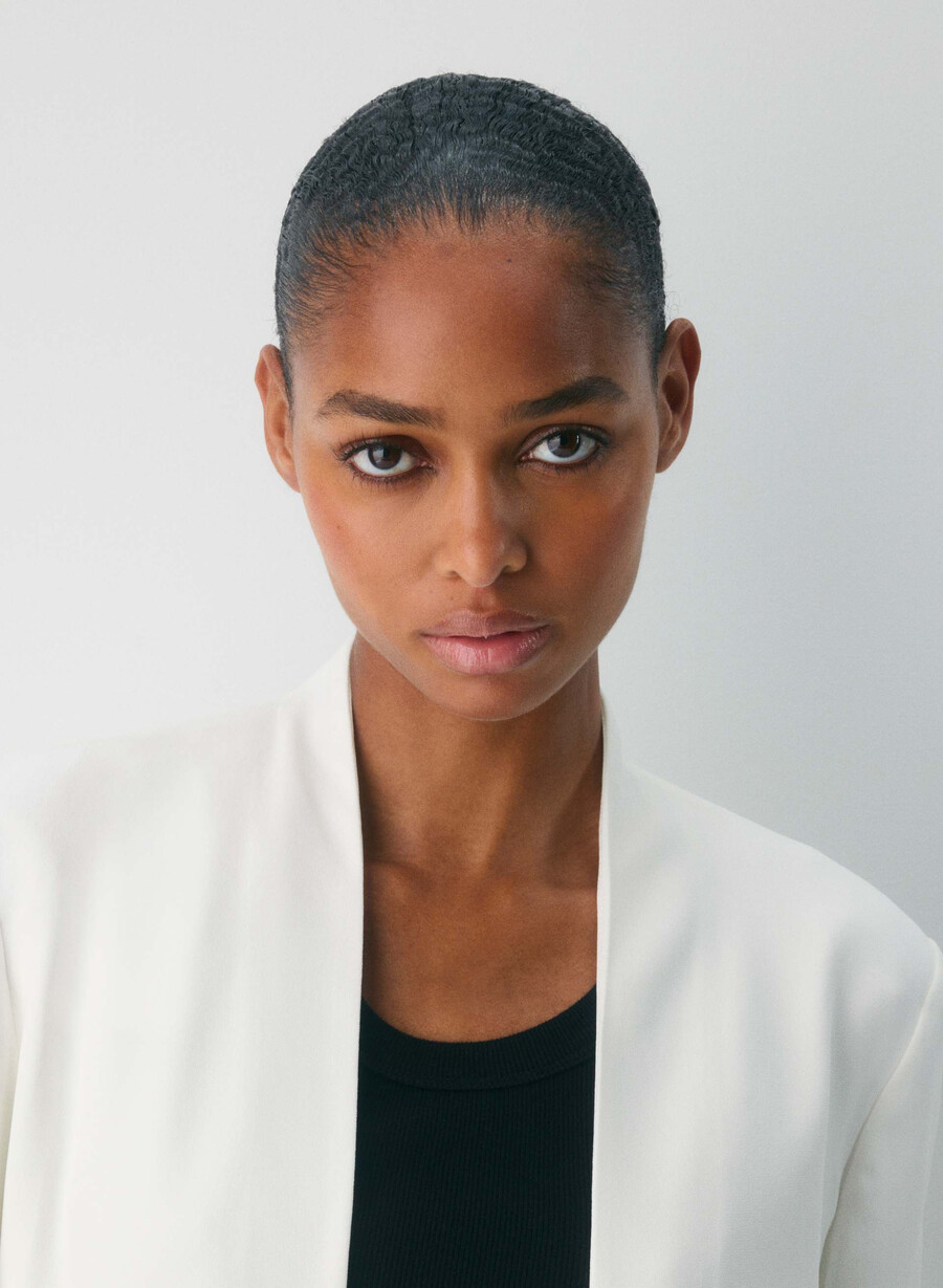 power blazer - mirror crepe espace