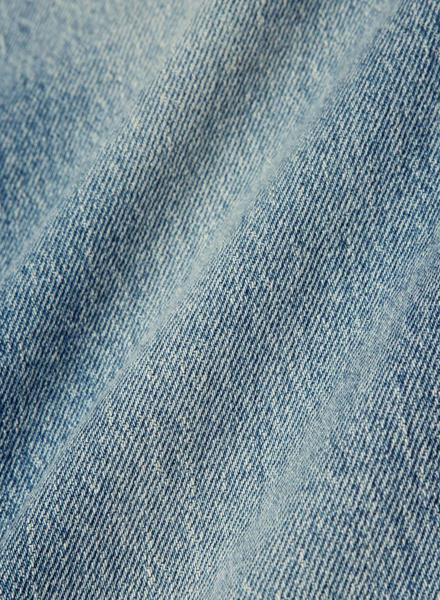 denim forum remy curve-fit høy-rise brede jeans vintage medium blå