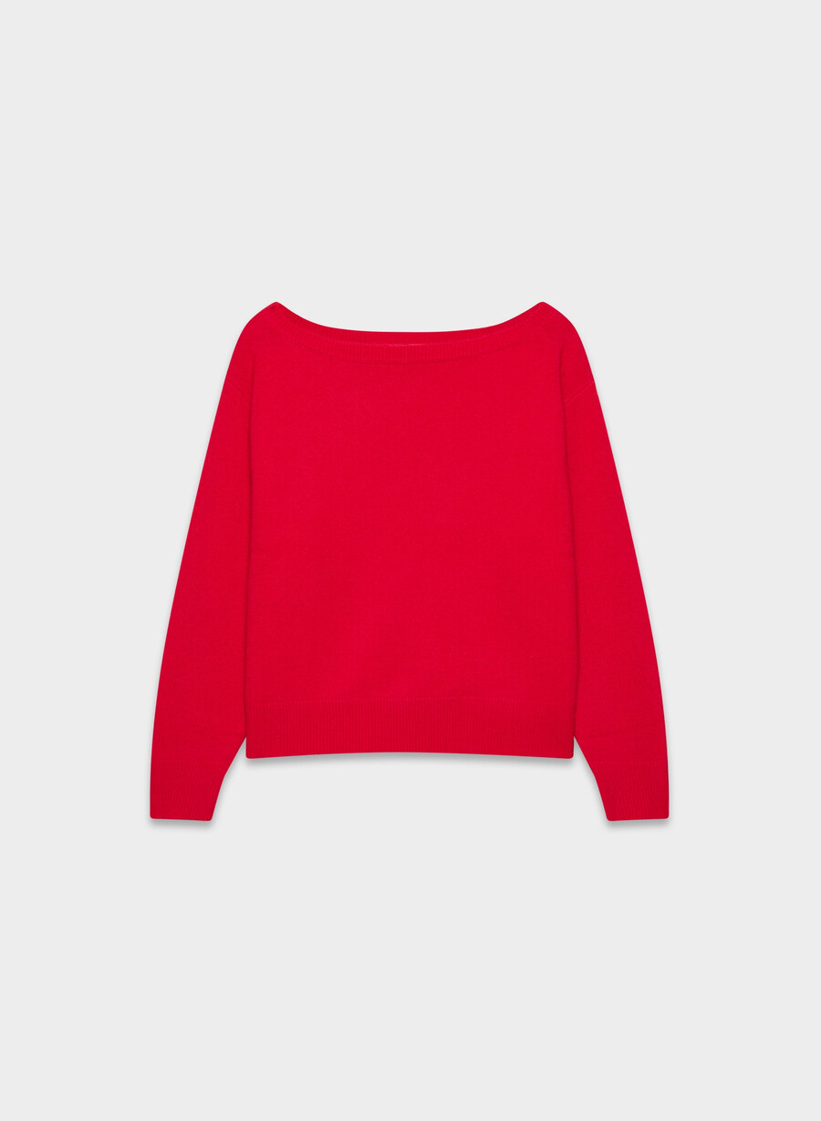 essential cashmere nuance genser blinkende rØd