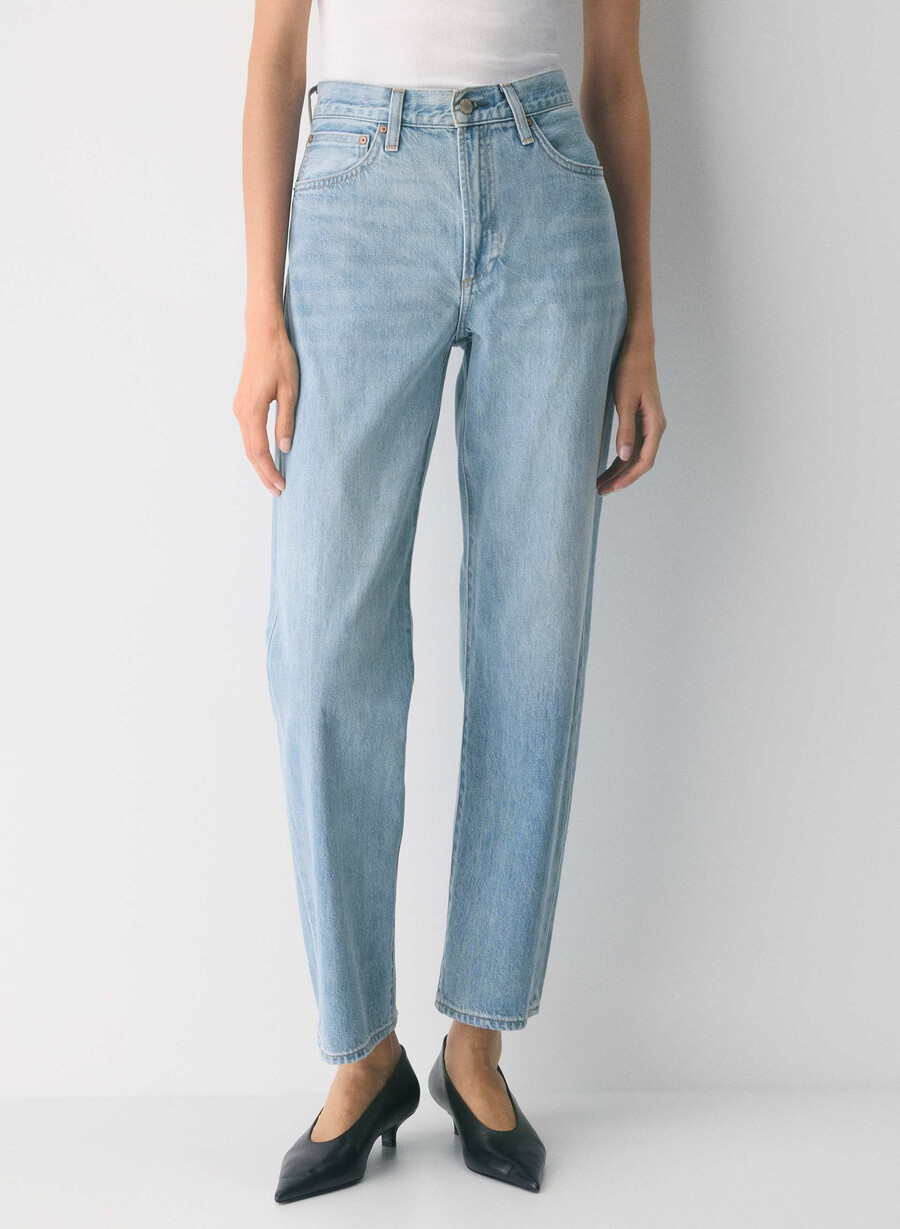 denim forum 90-tallets marlo høyt midje-jeans 7 år blå taboo