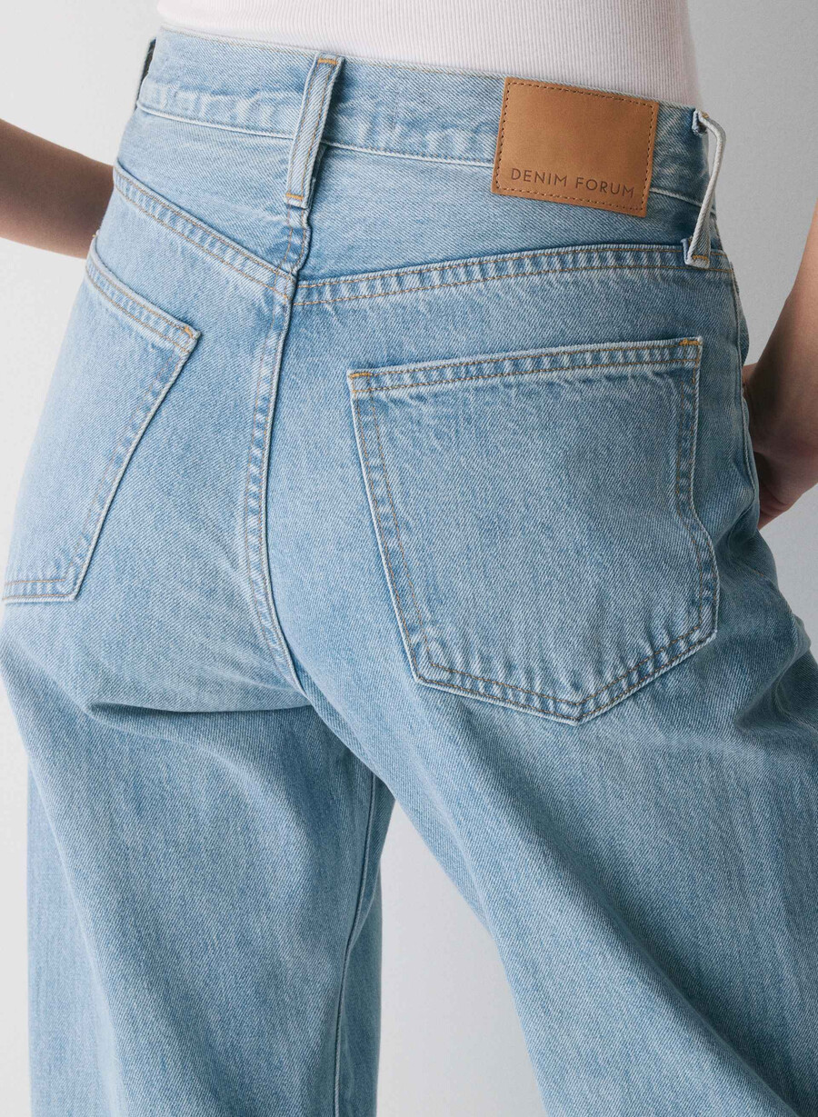 denim forum 90-tallets marlo høyt midje-jeans 7 år blå taboo