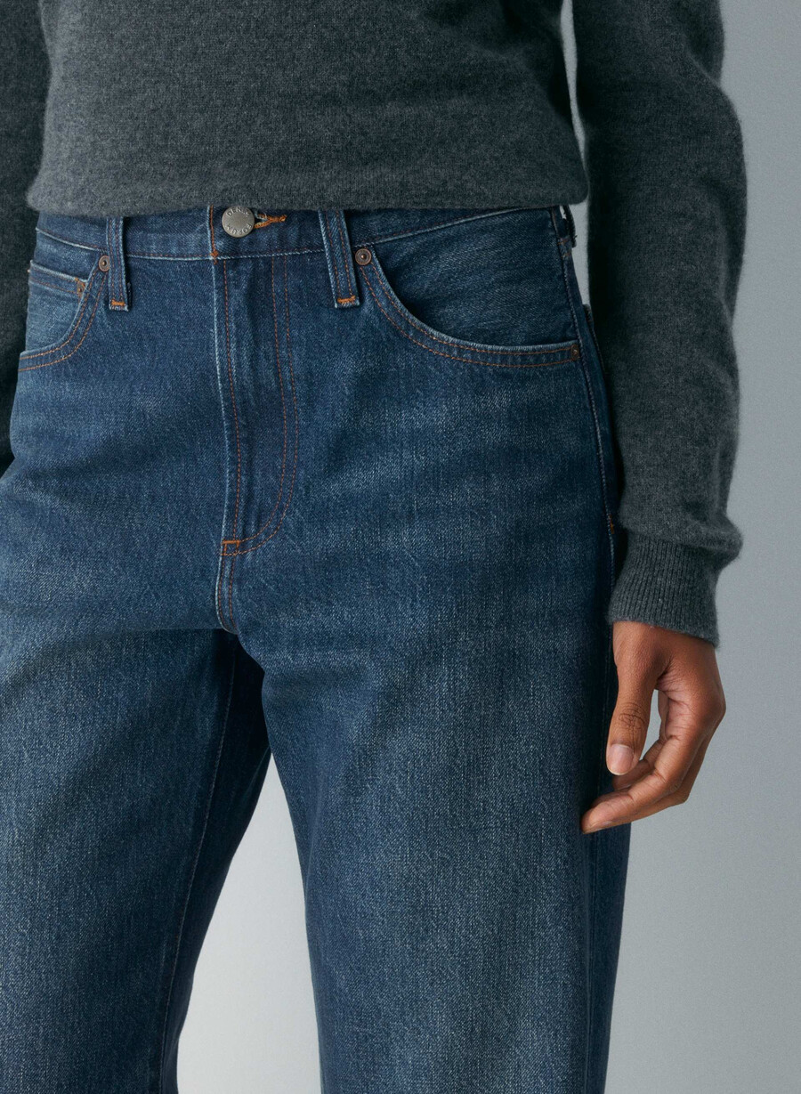 denim forum 90-tallets marlo hi-rise baggy jeans be about dark bleu