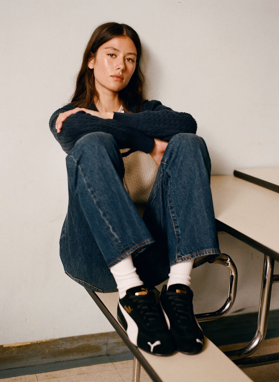 denim forum 90-tallets marlo hi-rise baggy jeans be about dark bleu