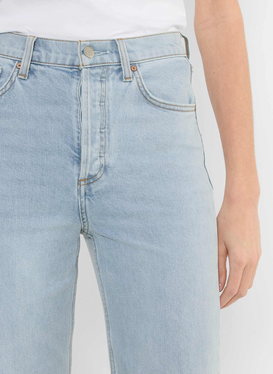 denim forum arlo høy-rise rett jeans 15 År brl thr bleu