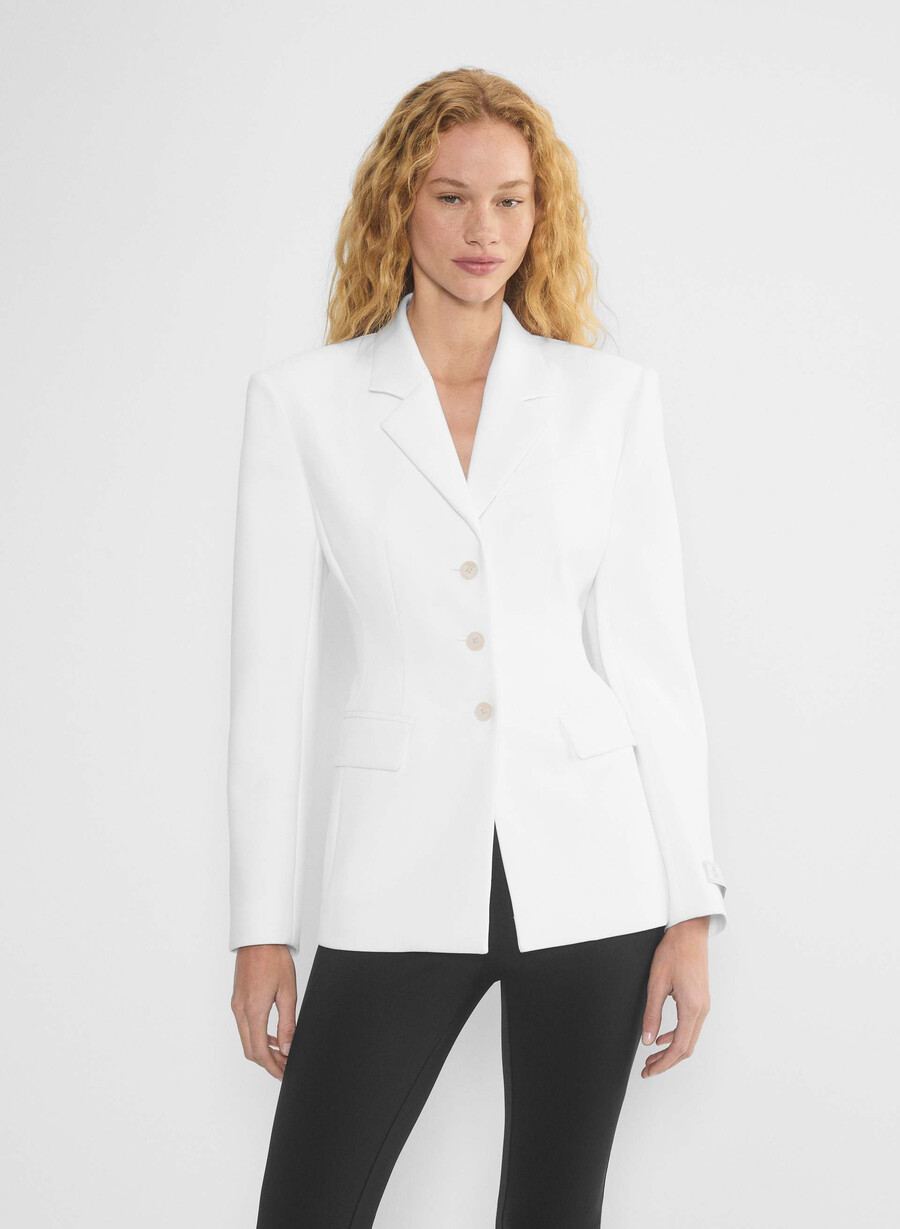 standout blazer - reessential hvit