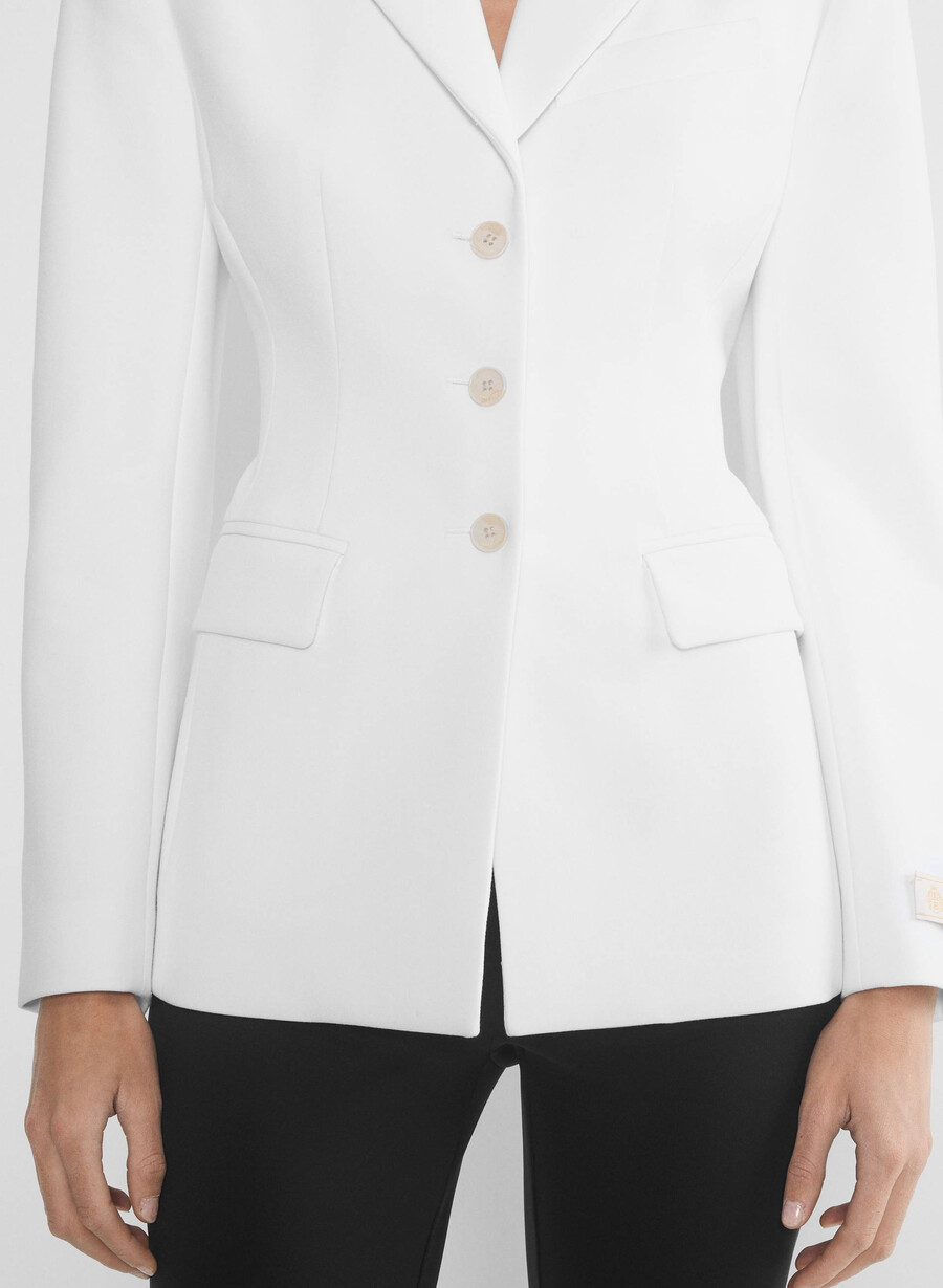 standout blazer - reessential hvit