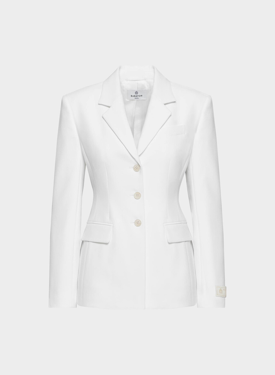 standout blazer - reessential hvit